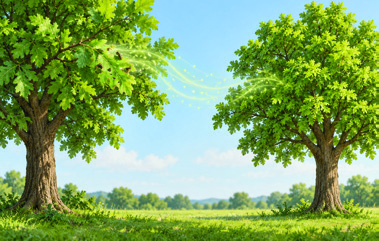 TREES CAN WARN THEIR NEIGHBOURS OF DANGER…