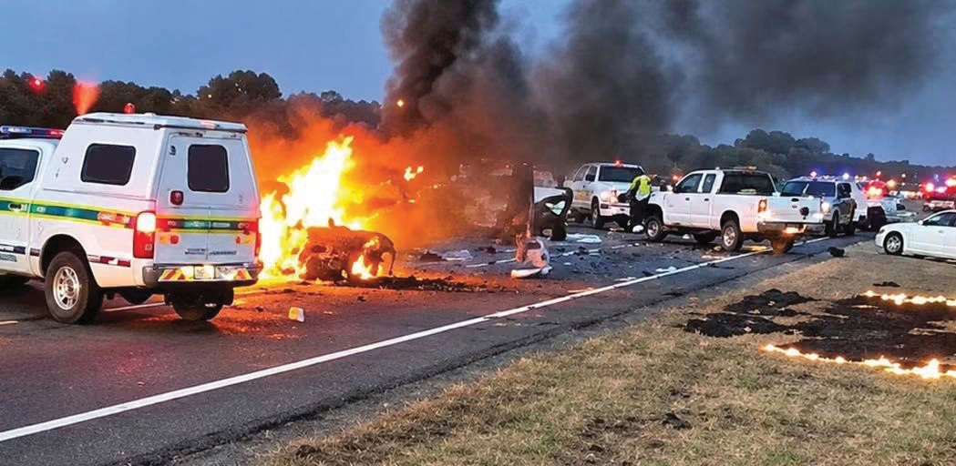 Gunfire and explosives in cash-van ambush