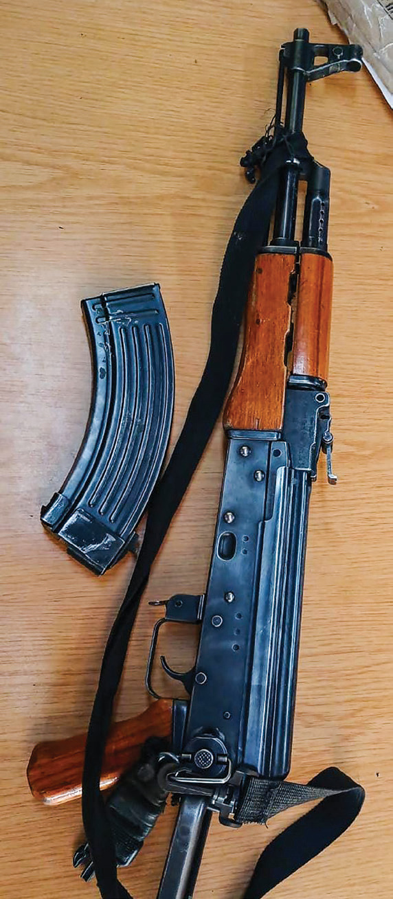 Security officers under scrutiny after rifle seizure