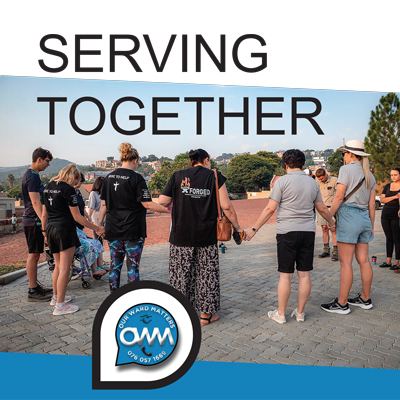 <p>SERVING TOGETHER</p>
