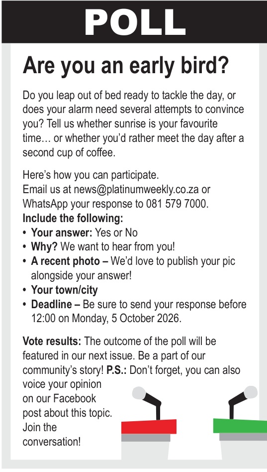 Are you an early bird?