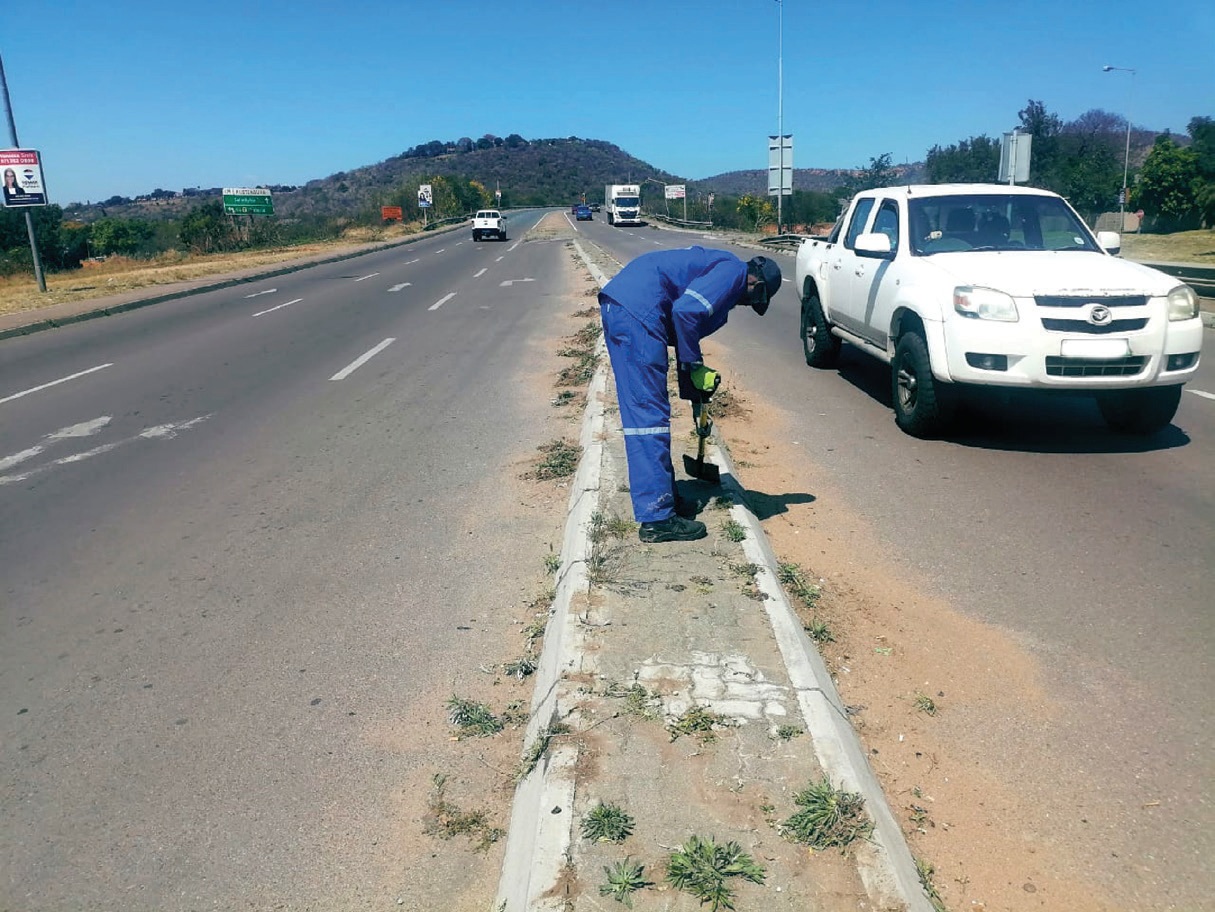 On Thursday, 10 September, the team cleared overgrowth and accumulated sand near Bergsig and cut back the veld opposite Wendy House Pre-School.