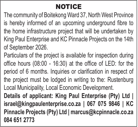 NOTICE